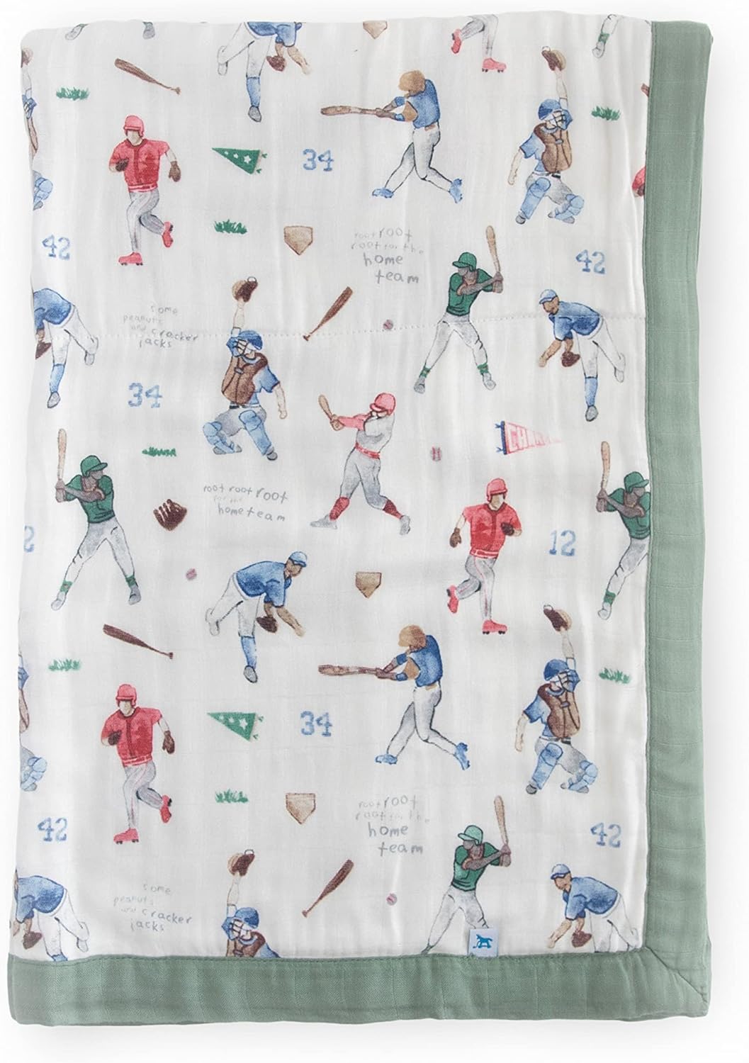 Little Unicorn Deluxe Muslin Quilt | 100% Rayon Muslin from Bamboo | Babies and Toddlers | Small 30 x 40 | Home Run