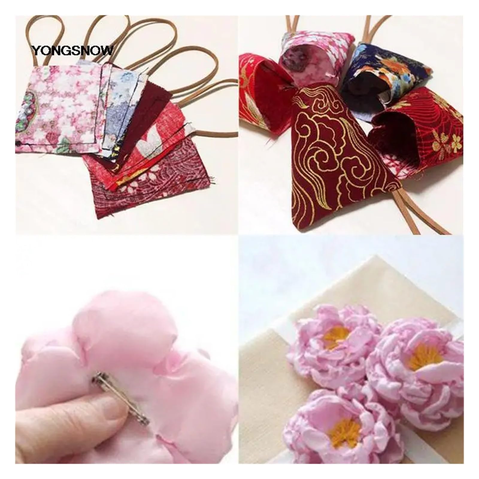 Telas Para Patchwork 50 Uds. De tela de algodón de 10x10cm, diferentes flores estampadas, hecho a mano, acolchado, tela de costura artesanal(B07-50PCS)