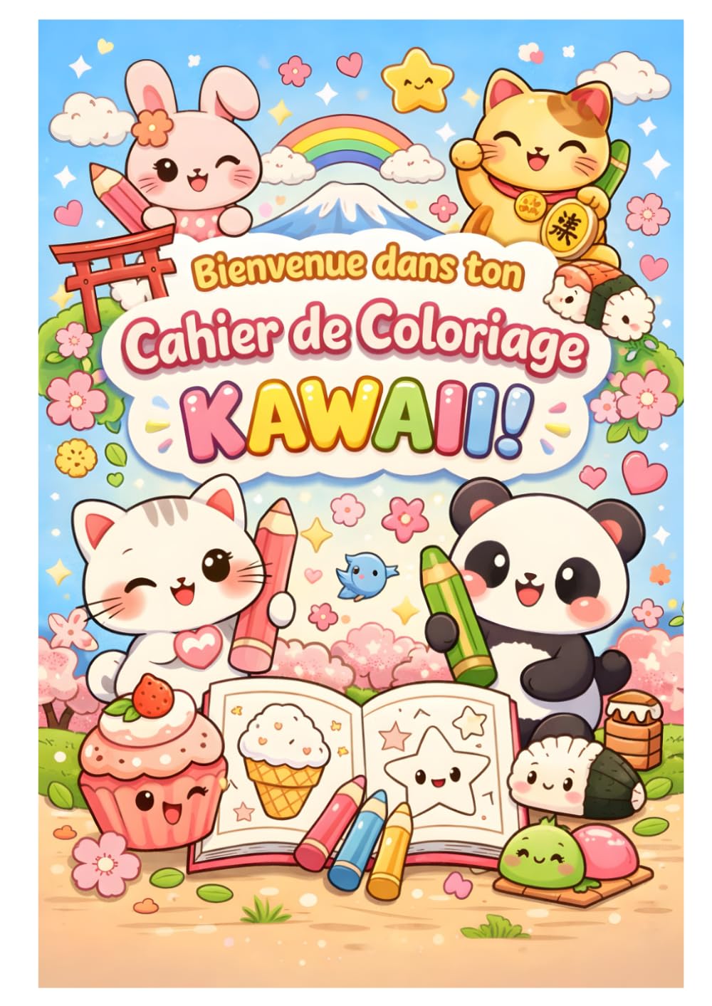 Mon Grand Cahier de Coloriage Kawaii