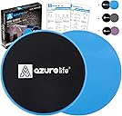 Exercise Core Sliders, Dual Sided Exercise Gliding Discs Use on Carpet or Hardwood Floors, Light and Portable, Perfect for Abdominal&Core Workouts