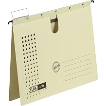 Elba Chic 85802CH Suspension Files A4 RC Cardboard 230 g/m2 Pack of 5 Chamois