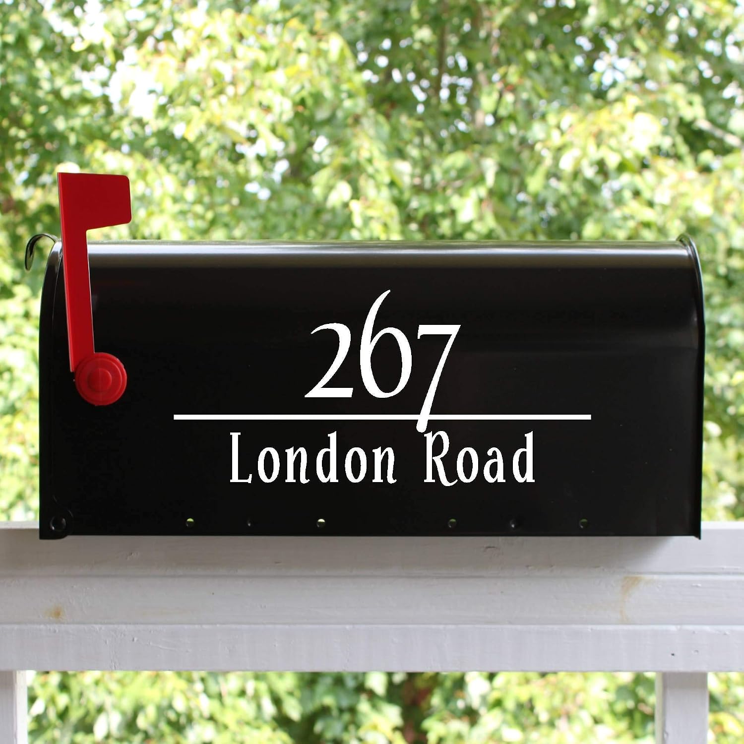 Back40Life - Mailbox Numbers Street Address Vinyl Decal (E-004c)