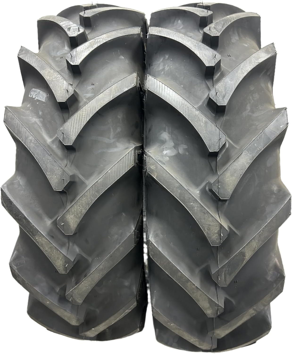 2 (TWO)- 11.2-24 Tractor Tires R-1 8 Ply AG Tractor HD Tires 11.2 24 with Tubes Heavy Duty