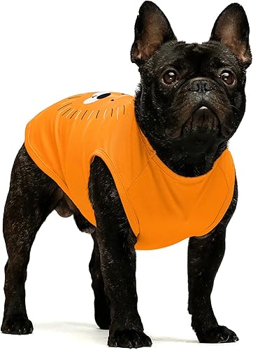 Miniatura 2 de Fitwarm Paquete de 4 camisas de perro de tigre, ropa de verano para perros pequeños, niños y niñas, camiseta divertida para perro, atuendo para