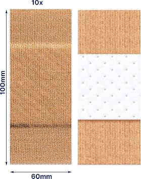 Elastoplast Fabric Cut to Size Plasters (1m x 6cm), Extra Flexible Fabric Plasters Move with the Body, Water-Repellent & Breathable Large Plasters Help Protect Wounds (Pack of 2)