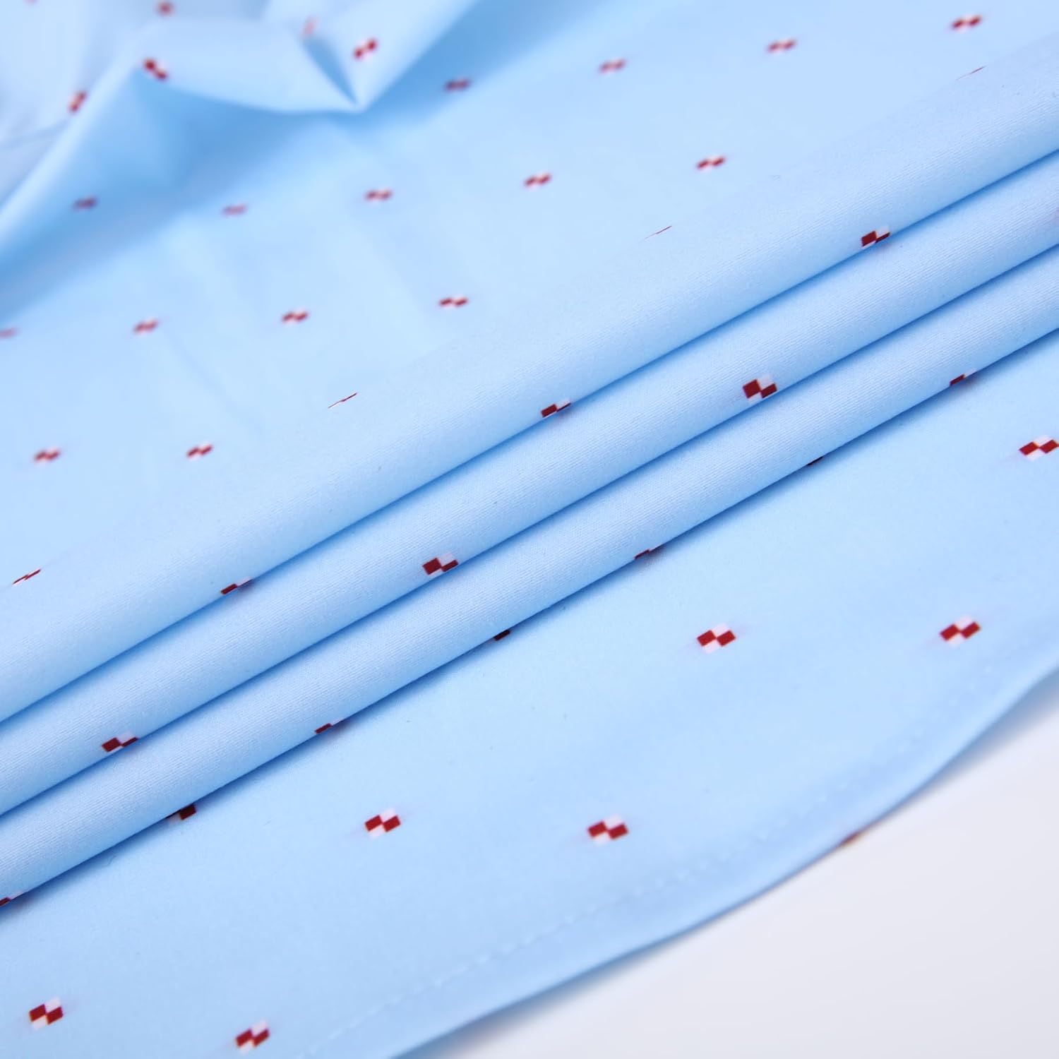 Kids Boys Short Sleeve Patterned Dress Shirt Button Down Comfort Flex Shirts Spring Summer Outfits