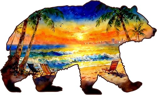 Miniatura 11 de Qiuenisray Rompecabezas de madera para adultos 200 piezas, rompecabezas de león para nietos, rompecabezas de animales con forma única para adultos