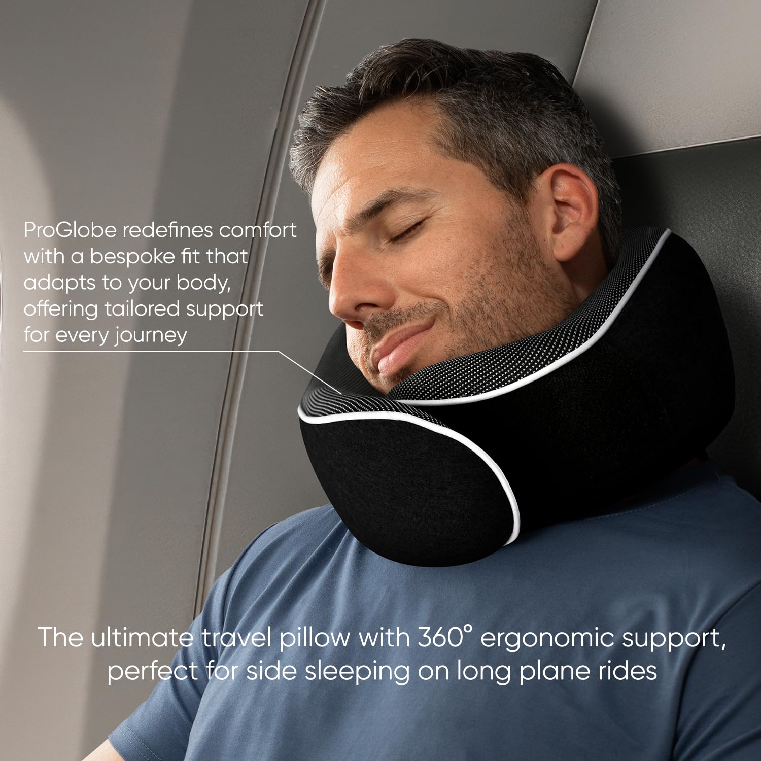Amazon｜飛行機枕、整形外科用メモリーフォームトラベルネックピロー