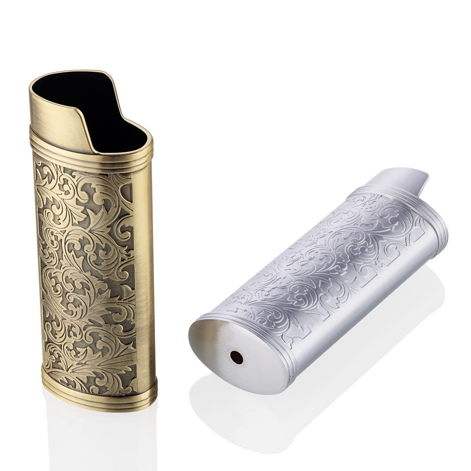 Amazon.com: JINMUNIC 2pcs Lighter Case Cover Holder Metal
