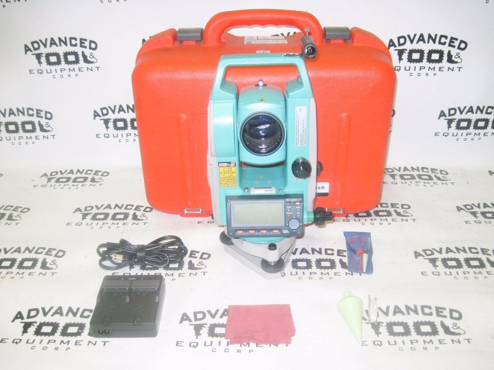 SET630R Red Tech II Reflectorless Total Station Transit with Case