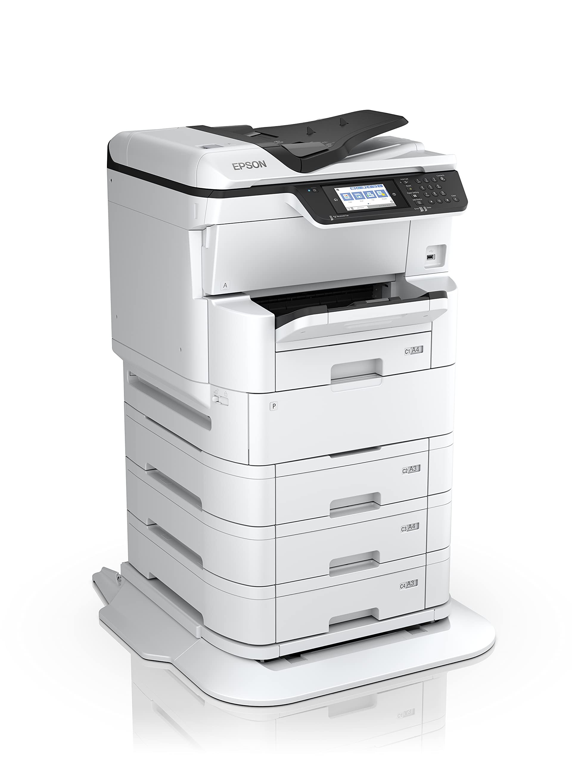 Epson IMPRESORA Workforce PRO WF-C878RD3TWFC, INYECCIÃ“N DE Tinta, IMPRESIÃ“N A Color, 4800 X 1200 DPI, A3, IMPRESIÃ“N DIRECTA, Gri