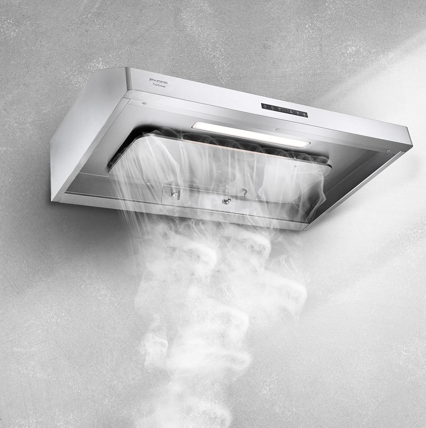 Pacific SUS304 Deflector Board, Compatible with Pacific TruSteam SC88/SC81, Suction Coverage, Hood Accessories, Dishwasher Safe, Easy to Clean, Better Appearance for Range Hood