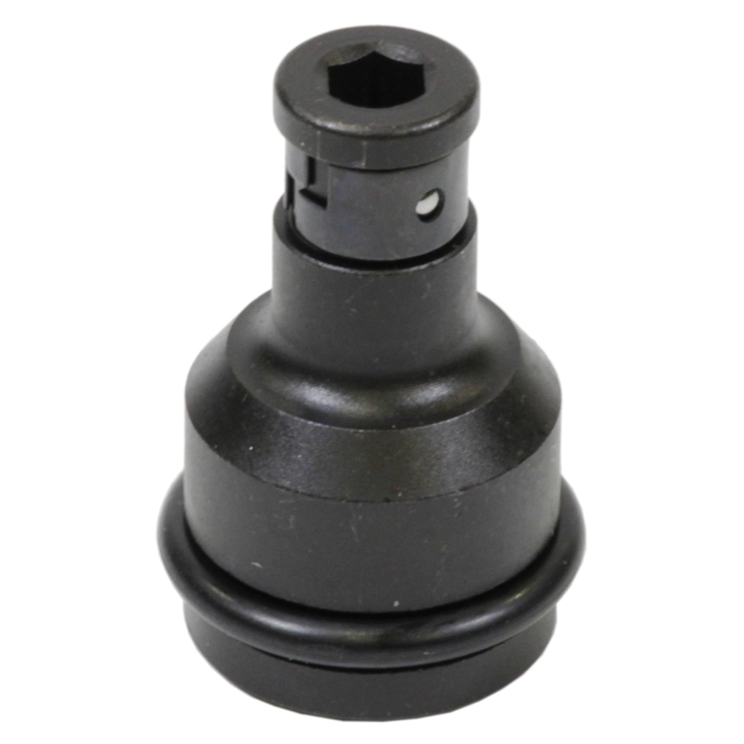 Makita 134873-0 Bit-Adapter 1/2" Vierkant auf 1/4" Sechskant, 45 mm, inklusive O-Ring und Sicherungsstift