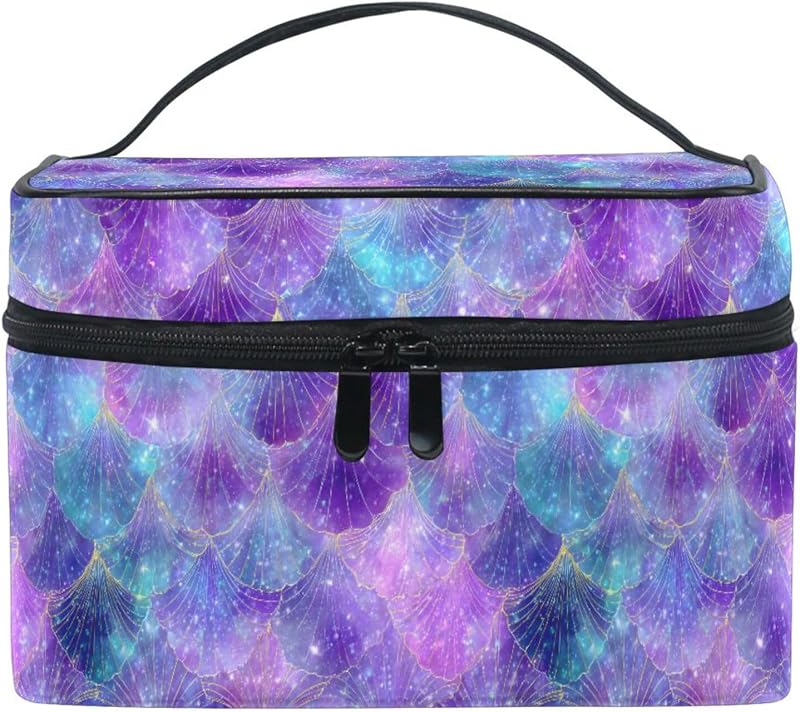 Necessaire organizadora de cosméticos Mnsruu Fantasy Space 060 dobrável com vários compartimentos
