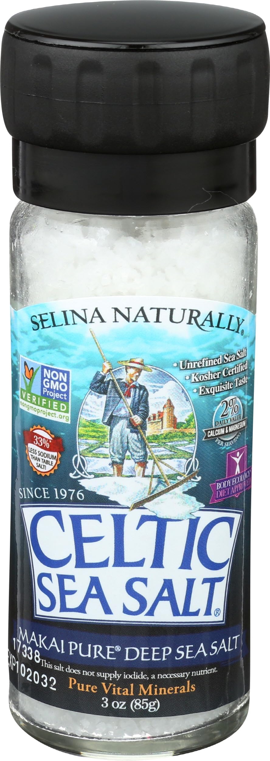Celtic Sea Salt, Makai Pure Deep Sea Salt, Pure Vital Minerals, 3 oz (85 g)