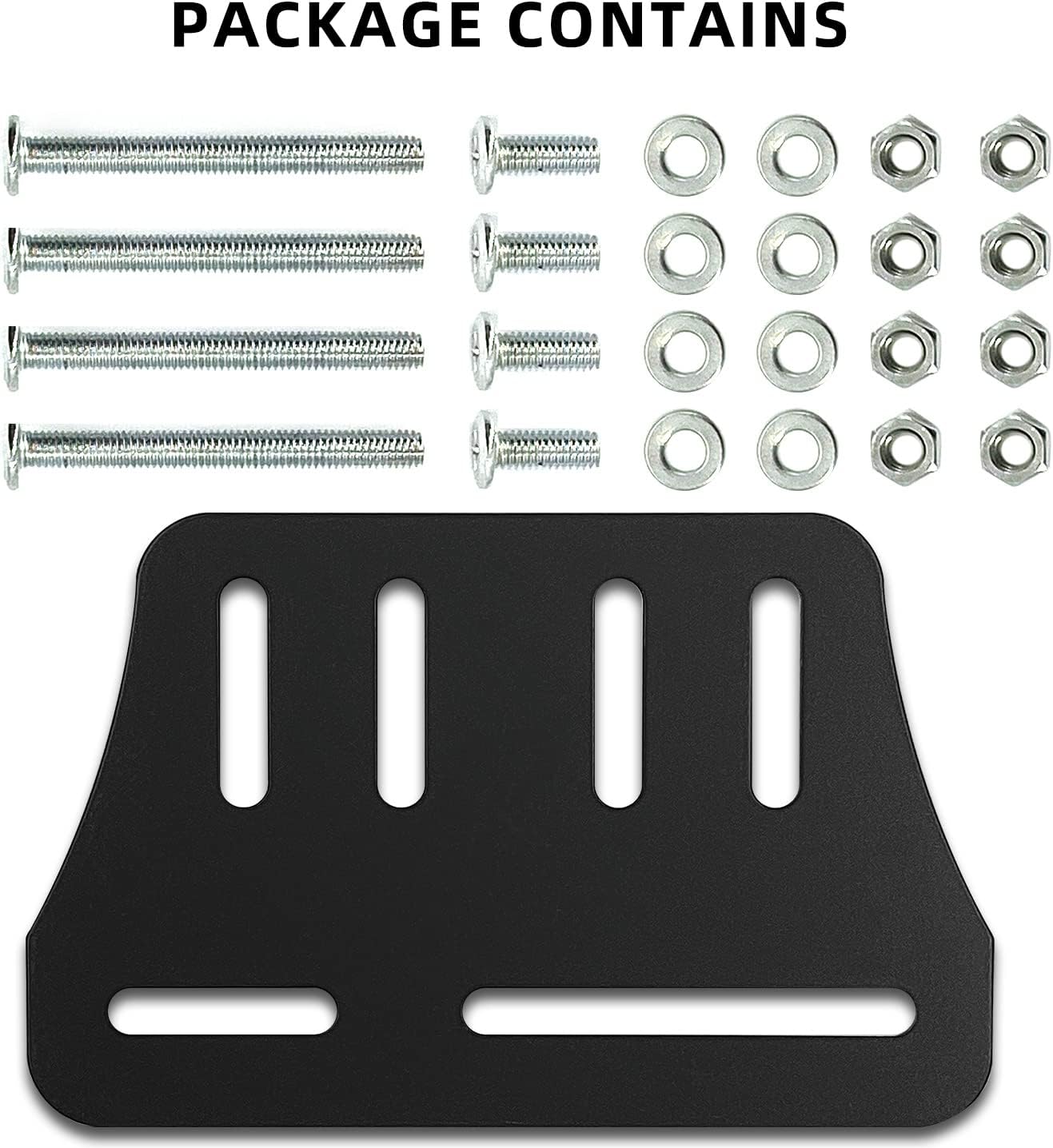 2 PCS Bed Frame Brackets Modi-Plate Bed Frame Adapter/Connector, Heavy Duty Bed Frame Modification to Connect Headboard Footboard (Pack of 2)