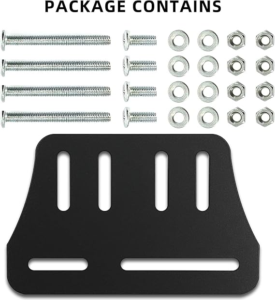2 PCS Bed Frame Brackets Modi-Plate Bed Frame Adapter/Connector, Heavy Duty Bed Frame Modification to Connect Headboard Footboard