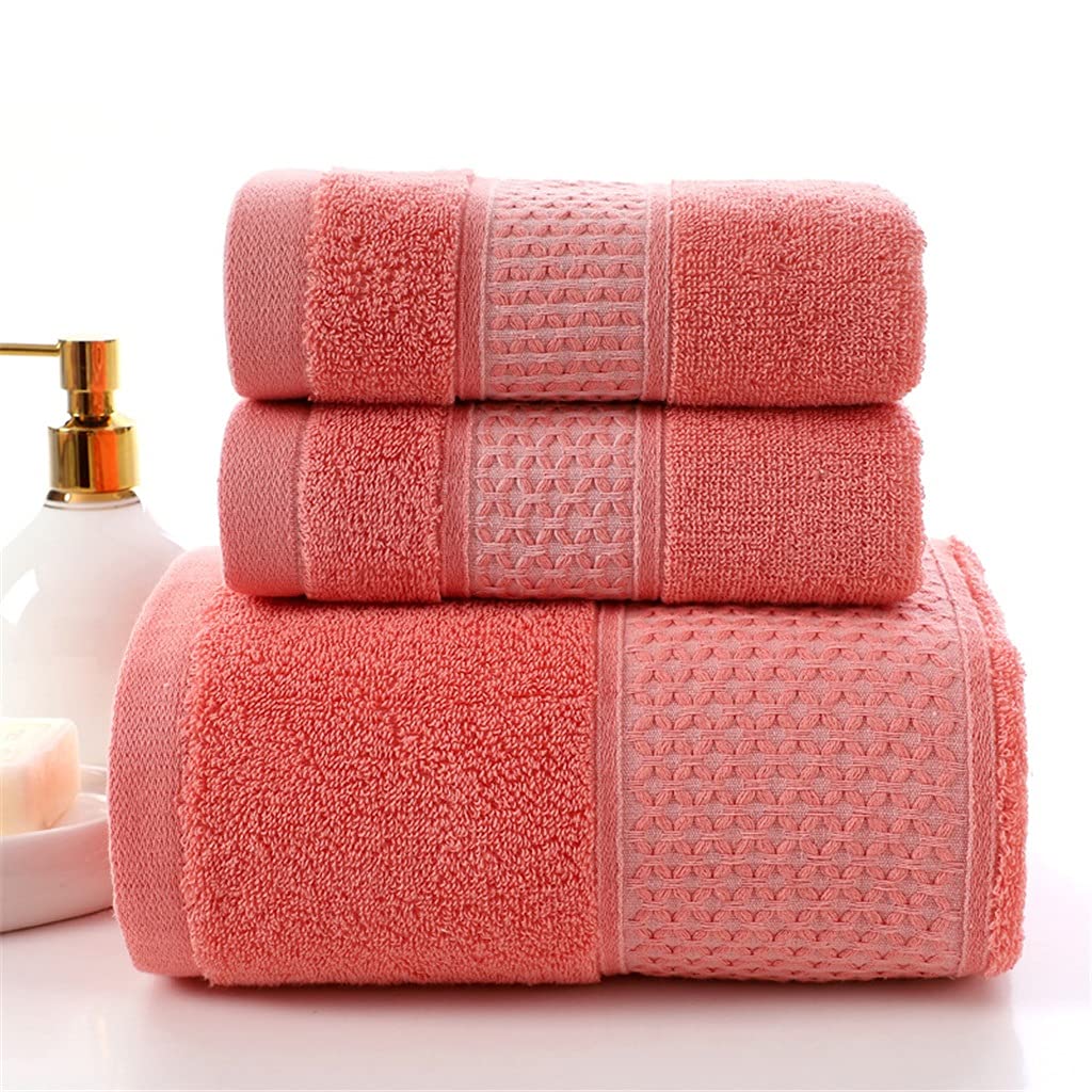 100 Cotton Bathroom Towel Sets Soft Highly Absorbent Shower Towel Large Beach Towel Green Color B Size 3