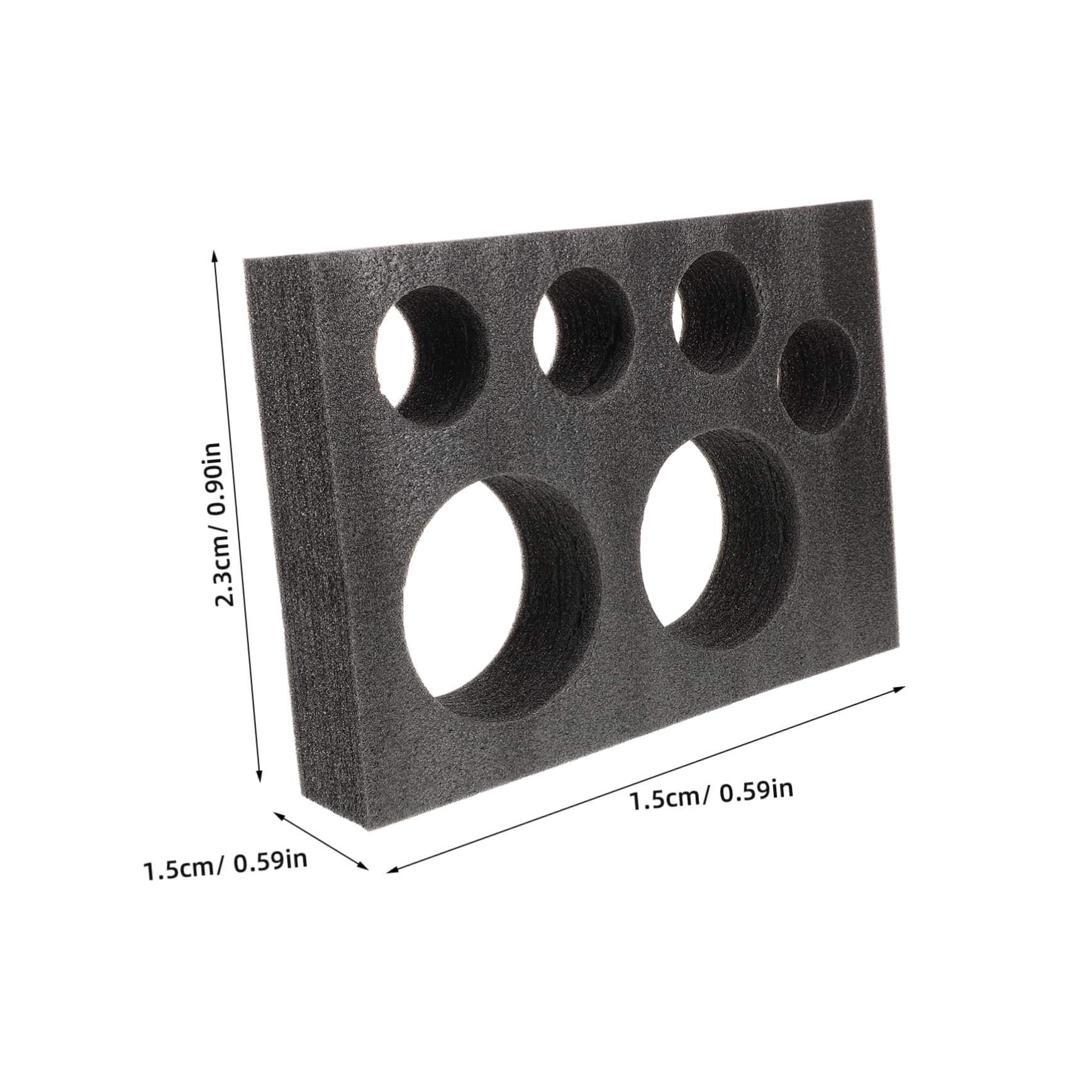 CIYODO 6Hole Milk Tea Packing Tray Beverage Holder for Coffee Cups Drinks Cup Carrier Space Saving Design for Restaurants Coffee Shops Non Slip Material for Secure