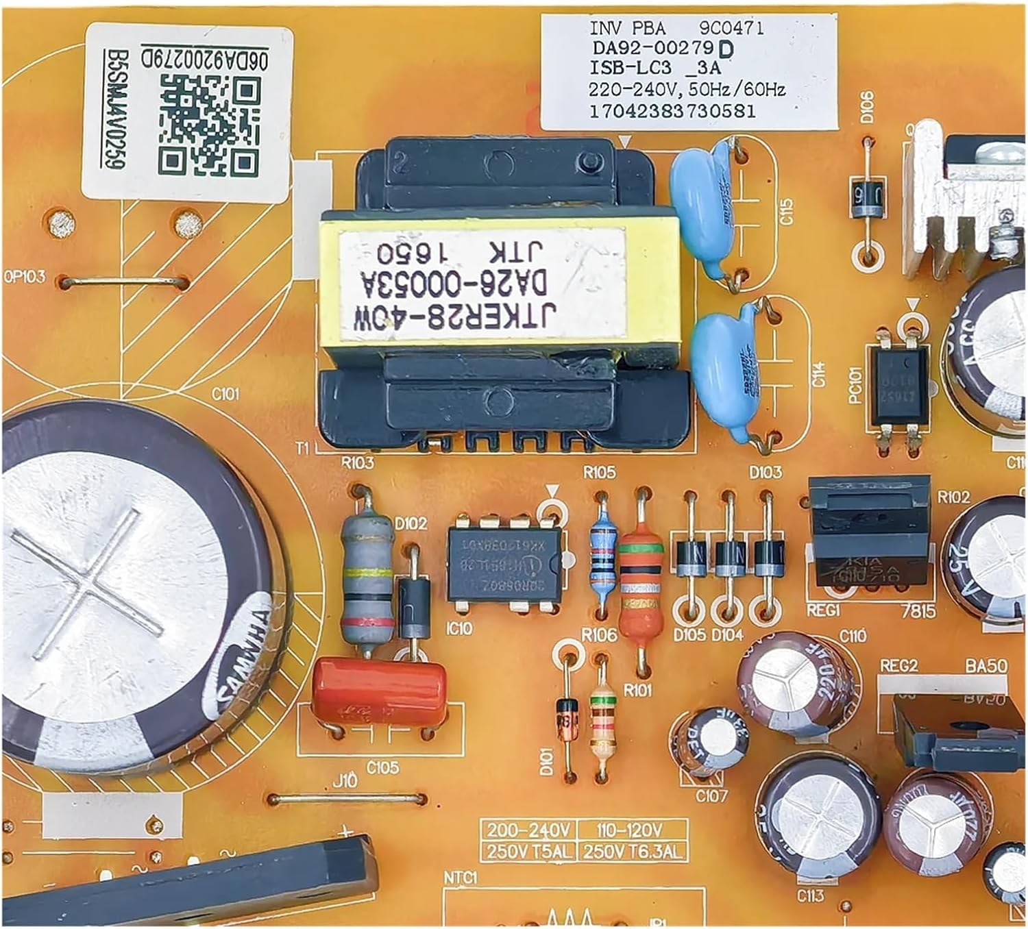 DA92-00279D Circuit PCB DA41-00797A Control Board for Refrigerator Fridge Motherboard Freezer Parts