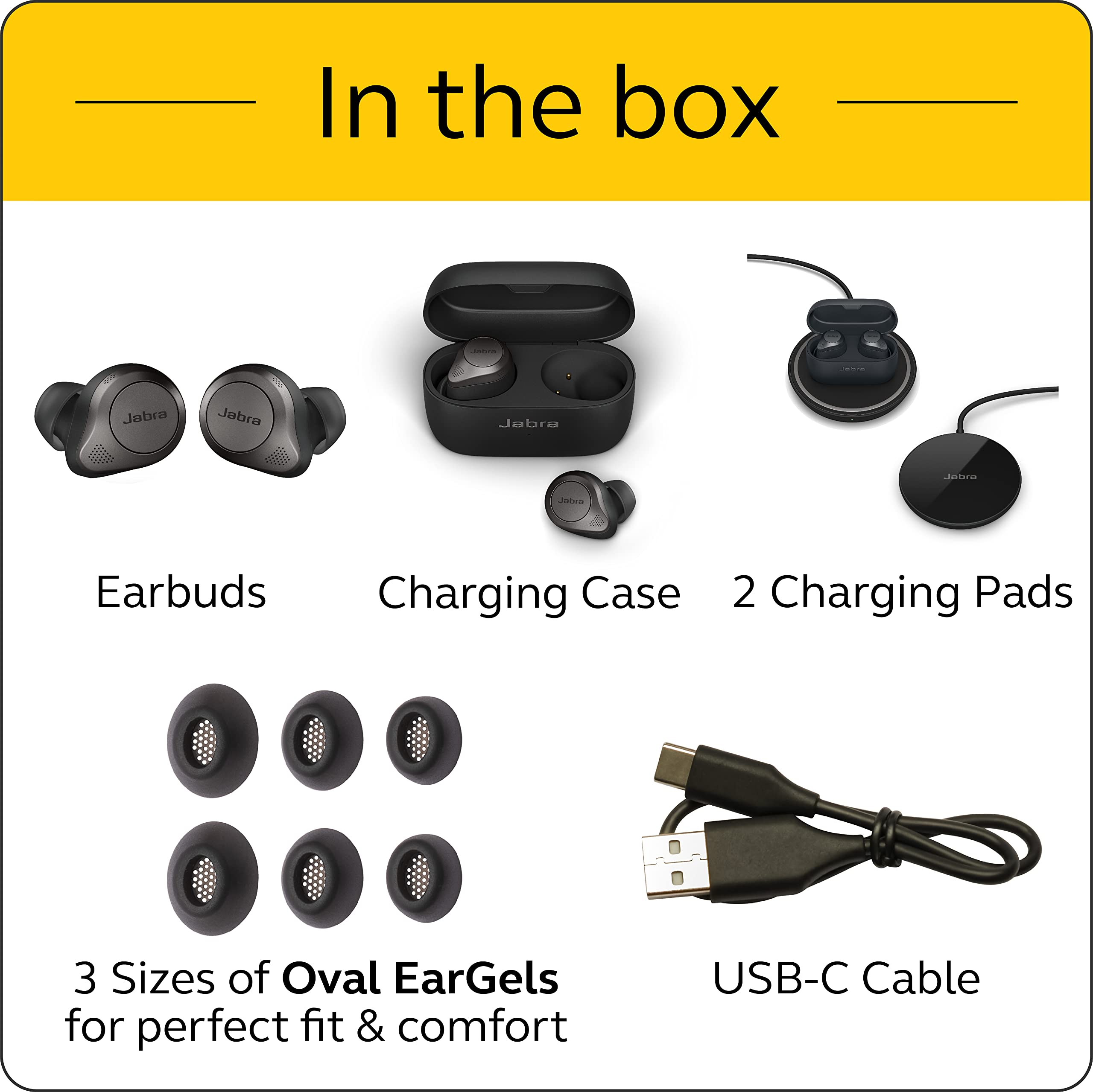 Amazon.com: Jabra Elite 85t True Wireless Bluetooth Earbuds