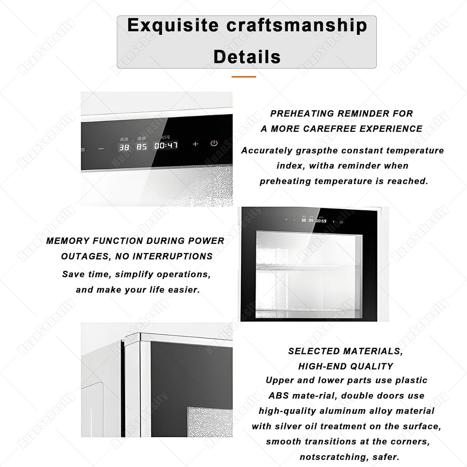 40L Bread Proofing Box - Adjustable Temperature & Humidity Dough Proofer for Home Baking - Ideal for Sourdough, Pizza, Yogurt, Natto - Compact Fermentation Incubator