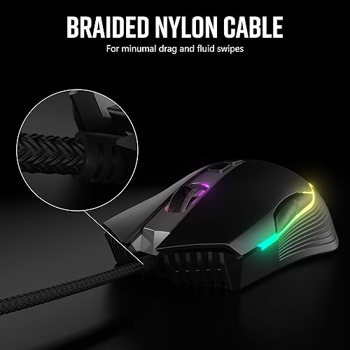 Miniatura 5 de Premier Accessory Group - Ratón con cable RGB Altec Lansing (ergonómico, 1200 a 7200 ppp)