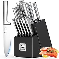 Vista 15 de imarku Cuchillo de Brisket, Cuchillo de Trinchar y Cortar Ultra Afilado de 12 Pulgadas para Brisket, BBQ, Pavo, Jamón, Costillas y Carne Asada, Hoja