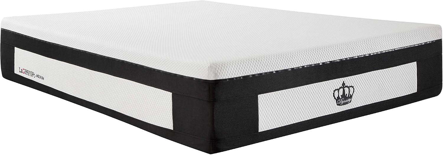 DynastyMattress LaComfort 14-Inch Gel Memory Foam Luxury Mattress, Twin XL