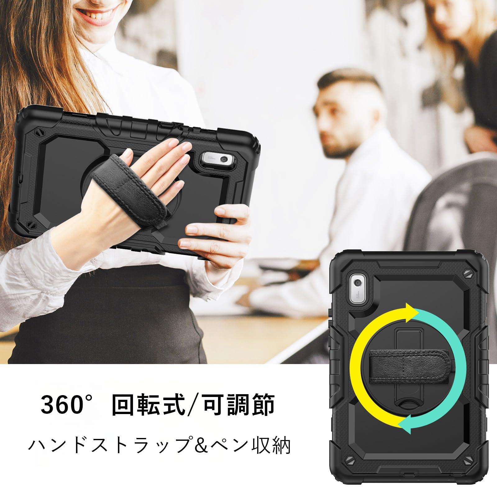 Amazon.co.jp: ZenRich for Lenovo Tab B9 ケース 2024 耐衝撃 保護