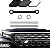 TRD Grille Decor Badge, TRD Emblem, Tri-Color Grille Badge Decoration Accessories, Car Front Grill Insert Emblem for Toyota Tacoma 4Runner Tundra Sequoia Rav4 Highlander (Gray White)