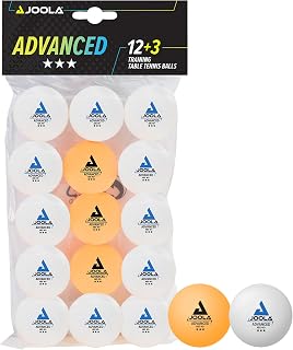 JOOLA Tischtennisbälle 3 Sterne Training Advanced 40+mm