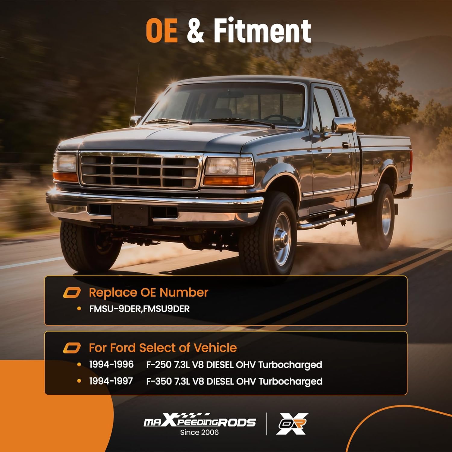 maXpeedingrods Diesel Pickup Rear Tank Sending Unit for Ford F-250 7.3L 1994-1996, for Ford F-350 7.3L 1994-1997, Replaces FMSU-9DER