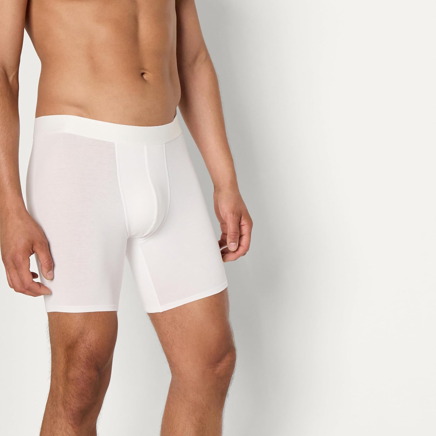 Amazon Essentials Men's Cotton Jersey Boxer Shorts Underwear, Pack of 5 - Image 2