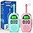 HPROMOT Walkie Talkies for Kids Rechargeable 2 Pack Walkie Talkies, Long Range 22 Channels 2 Way Radio Kids Birthday Toy Gift for 3-12 Year Old Boys Girls Outdoor Adventures Camping Hiking