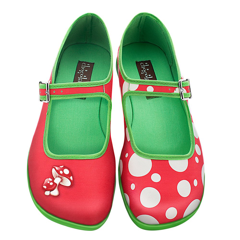Hot Chocolate Design Chocolaticas Funky Canvas Women's Mary Jane Flat Shoes — view 70
