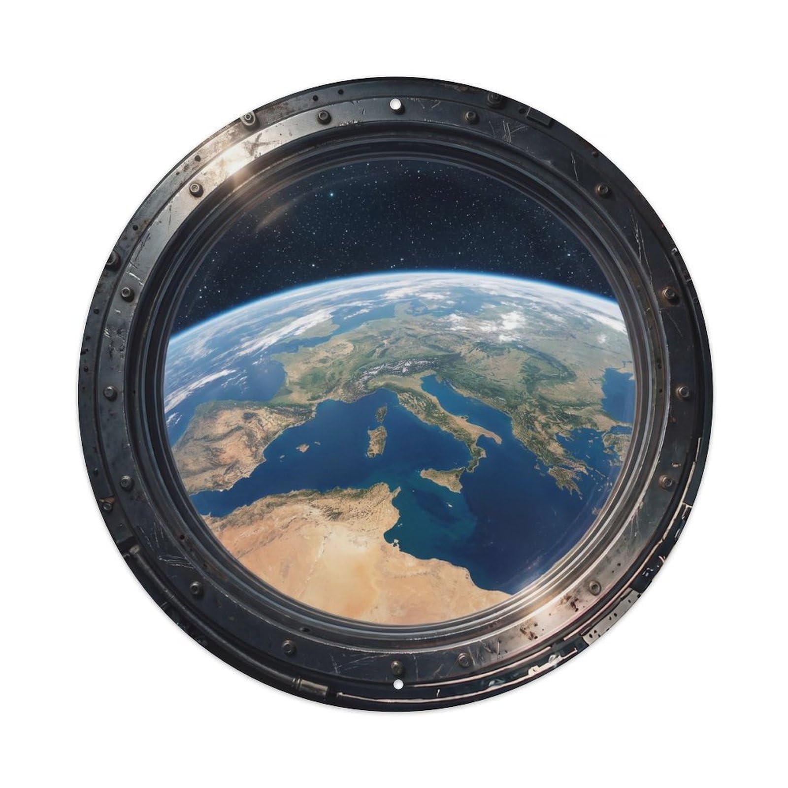 Earth European Continent Day Metal Tin Sign