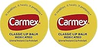 Vista 7 de Carmex Bálsamo labial clásico medicado, 0.25 oz (paquete de 2)