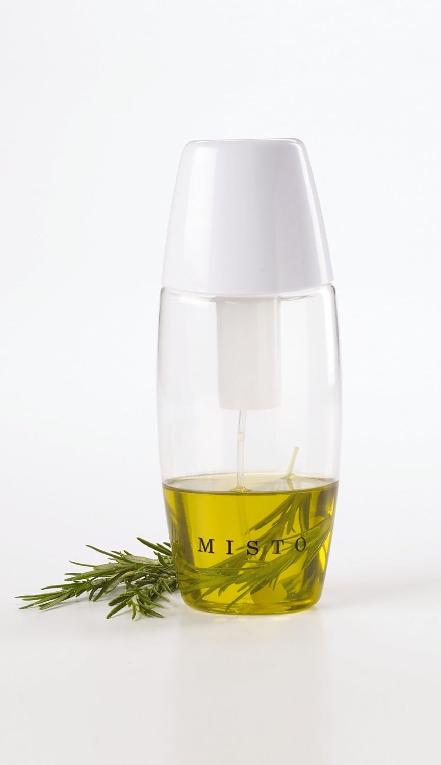 Misto Tritan Oval Oil Sprayer Bottle (White)