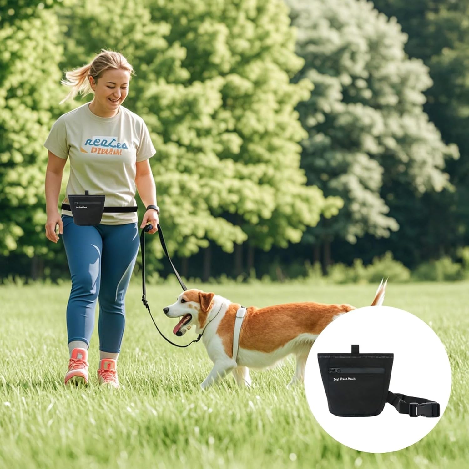 Black Dog Training Pouch, Pet Treat