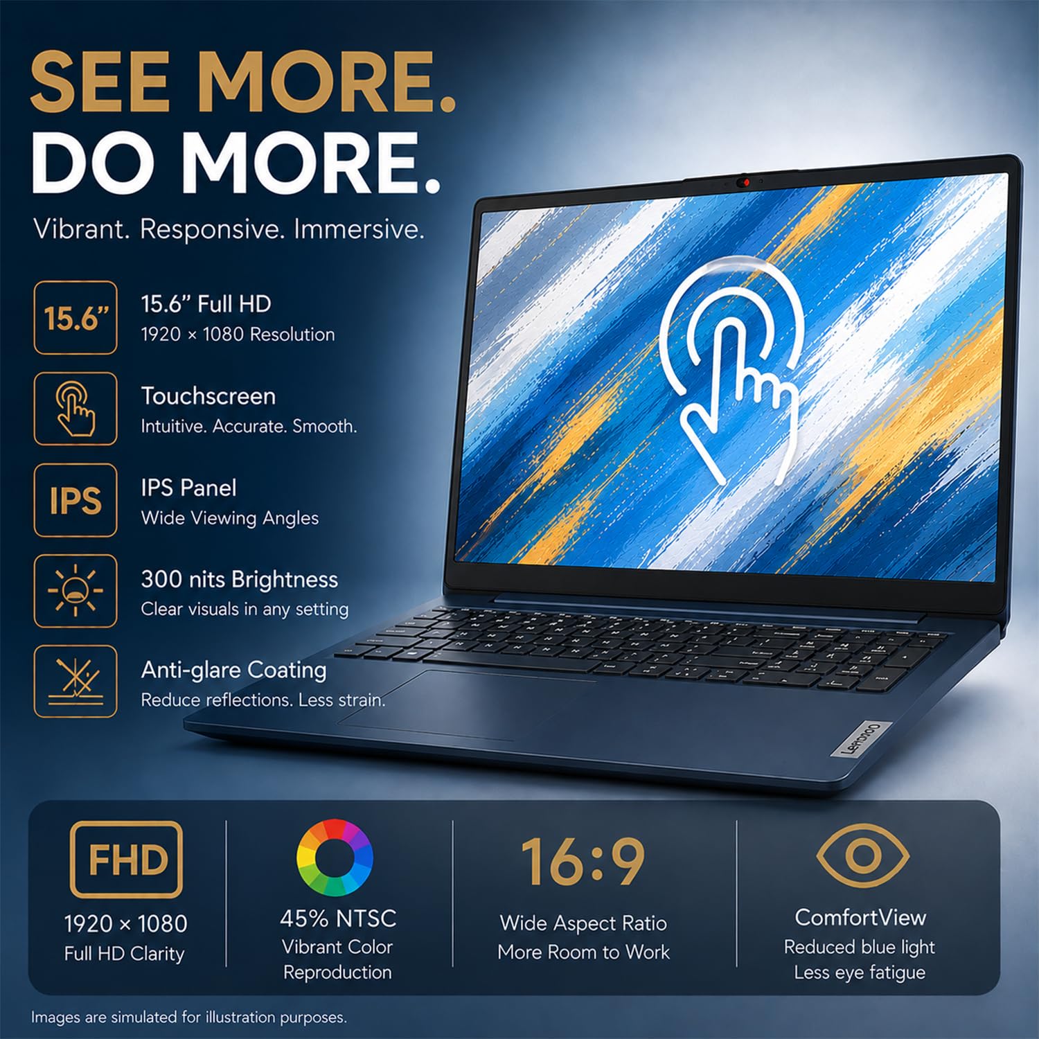 Amazon.com: Lenovo Business Laptop, 15.6