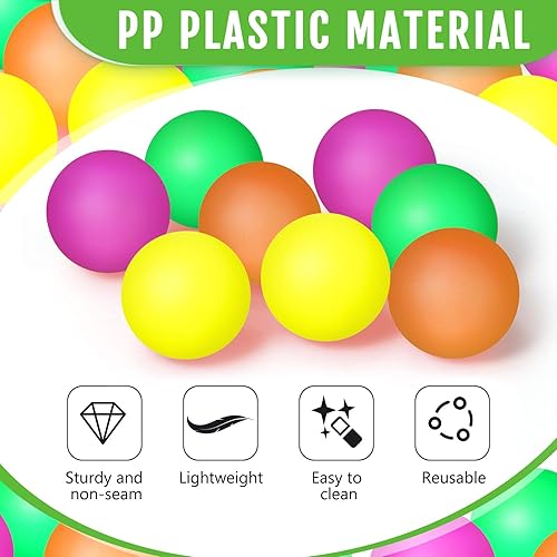 Miniatura 10 de Hanaive Paquete de 100 pelotas de ping pong colores surtidos pelotas de tenis de mesa de 1575in pelotas de tenis de mesa de entretenimiento para