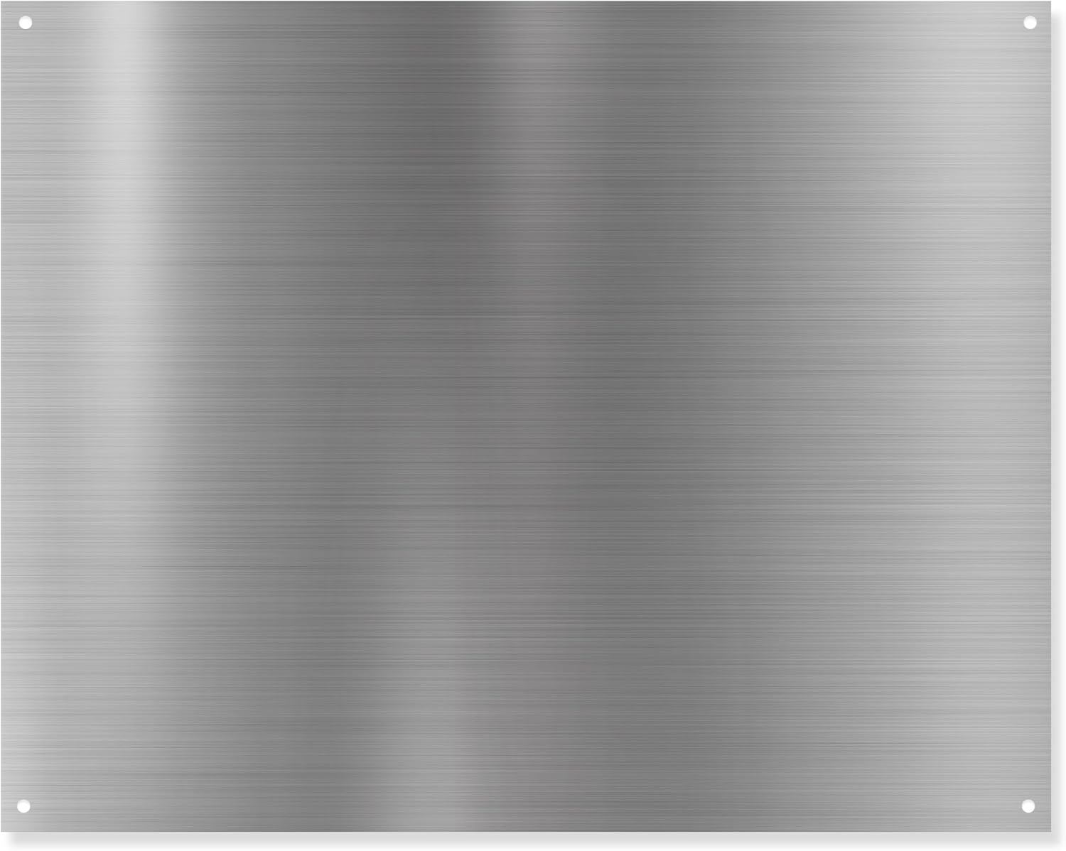 2 Pack 24" by 30" Inch Reversible Stainless Steel Stove Backsplash Range Hood Wall Shield for Kitchen, Flat with Screw Holes