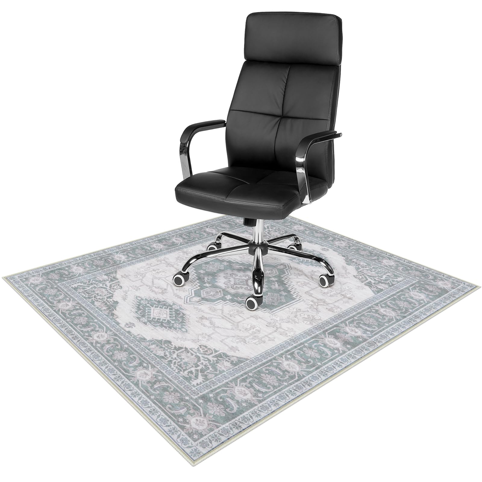 Anidaroel Office Chair Mat for Hardwood & Tile, 48"x60" Desk Chair Mat for Hard Floors, Under Desk Rug for Rolling Chair, Floor Mat for Office Chair,