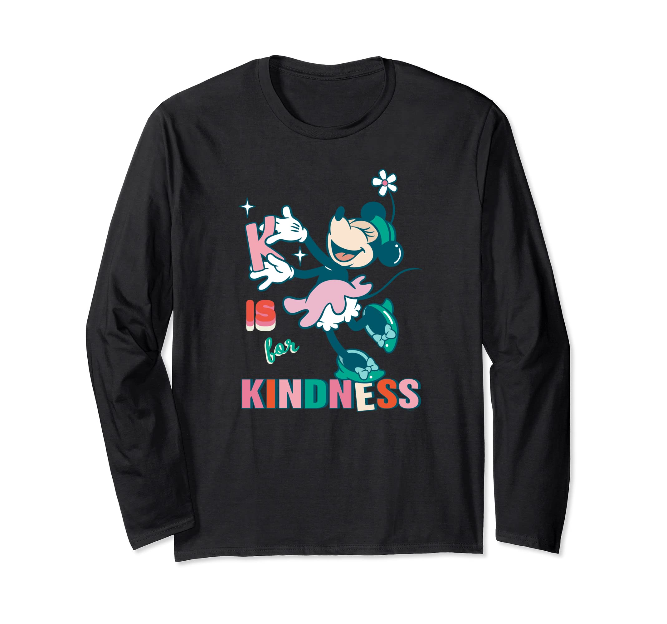 Disney Minnie Mouse K is for Kindness Long Sleeve T-Shirt