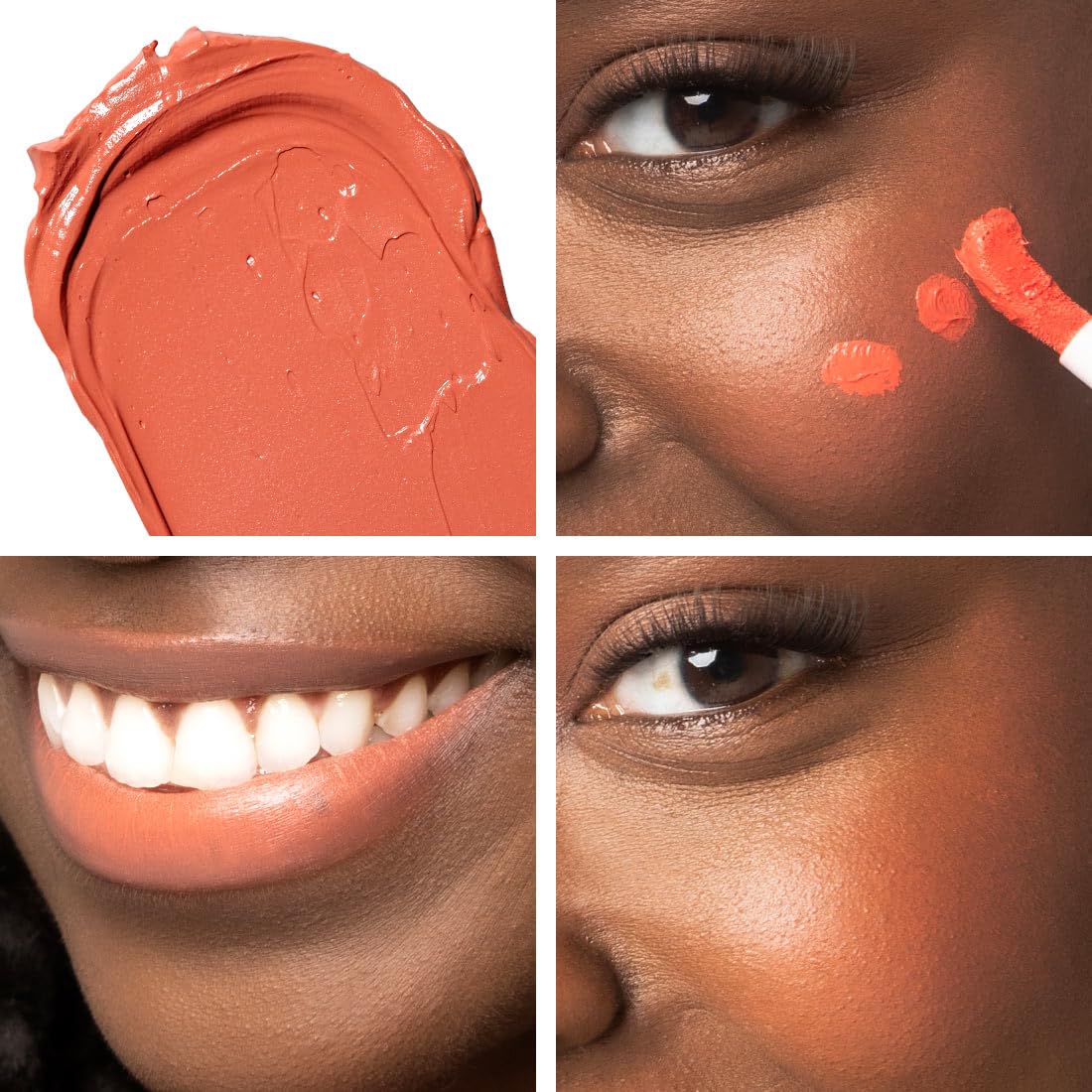Palladio Liquid Blush for Cheeks & Lips 2-in-1 Makeup Face Blush, Weightless Cream Formula - Image 4