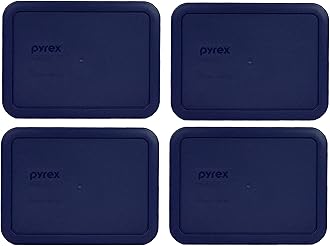 Pyrex 7210-PC Rectangle Blue 3 Cup Storage Lid for Glass Dish (4)