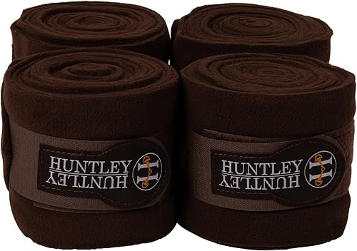 Huntley Equestrian Envolturas de polo para caballos vendaje protector de soporte de pierna para entrenamiento, ejercicio, participación - 4