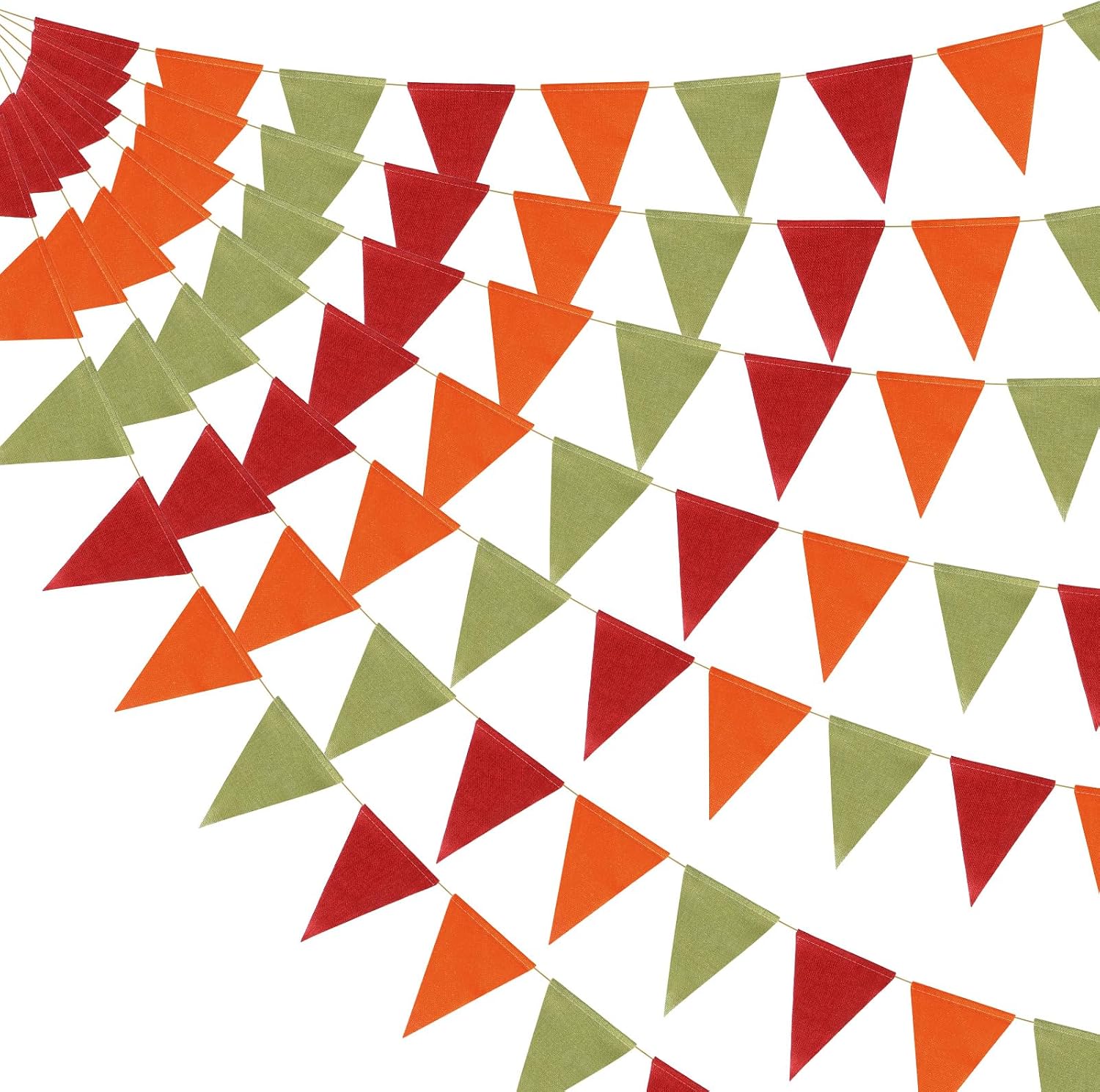 HESTYA 42 Pieces Colorful Pennant Banner Flag Multicolor Bunting String Triangle Banner Pennants for Birthdays Classroom School Carnival Garland Outdoor Events Party Hanging Decorations(Pastel)