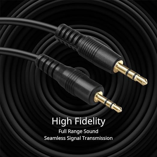 Cable adaptador TNP 2.5 mm a 3.5 mm 10 ft macho a macho miniatura 4